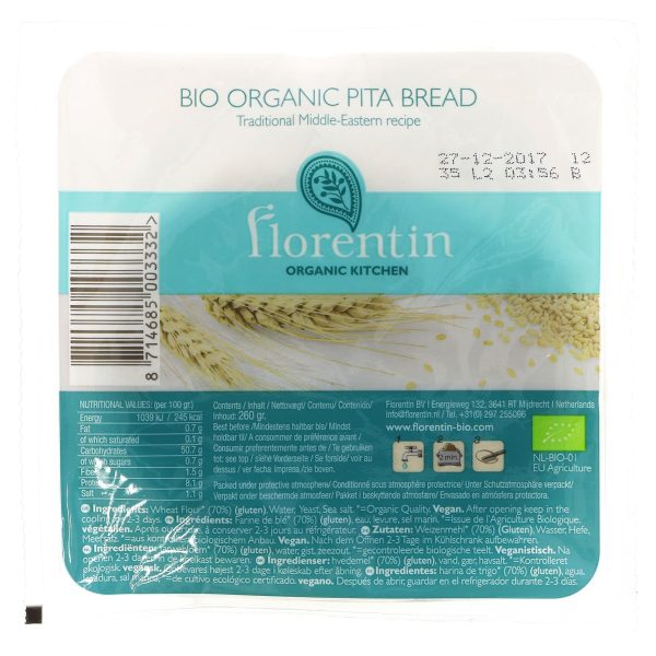 Florentin | Pitta Bread - White | 260G Sale