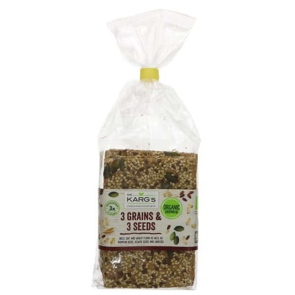 Dr Karg | 3 Grains & 3 Seeds Crispbreads | 200G For Cheap