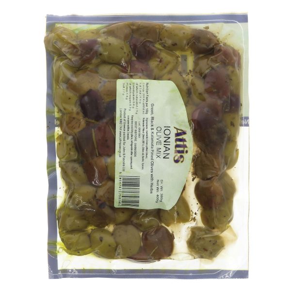 Attis Gourmet | Ionian-pitted Green & Kalamata | 400G Supply