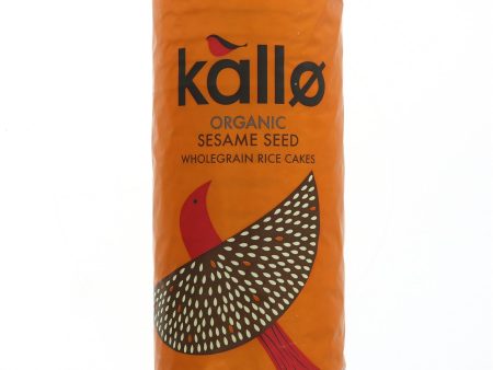 Kallo | Thick Slice Sesame Rice Cake | 130G Online now