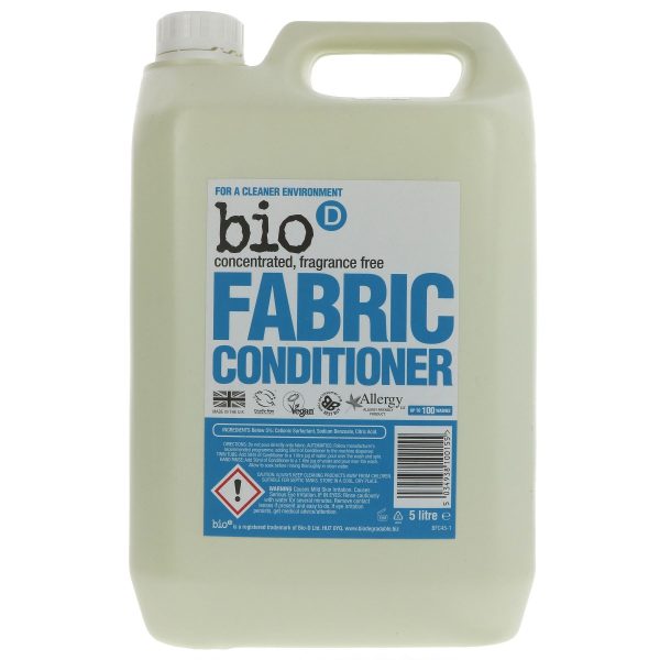 Bio D | Fabric Conditioner Extra Concentrated Fragrance Free  | 5L Online Sale