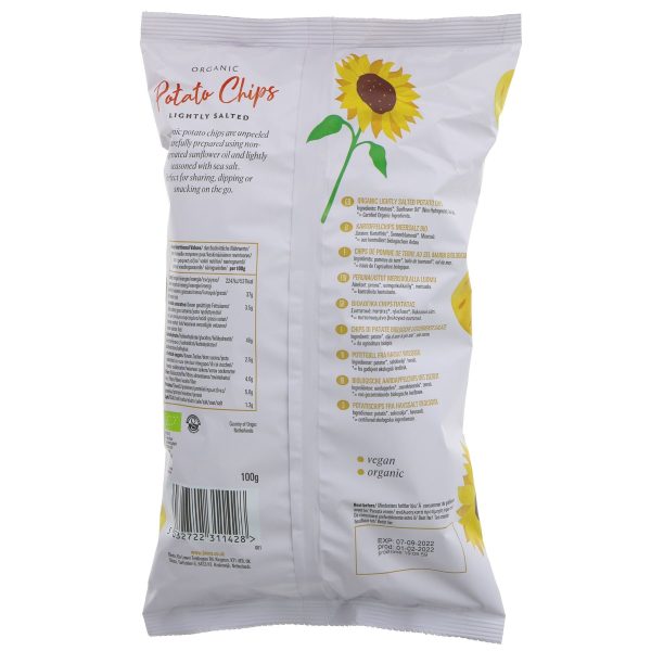 Biona | Potato Chips - Lightly Salted - With Pink Himalayan Salt | 100g Sale