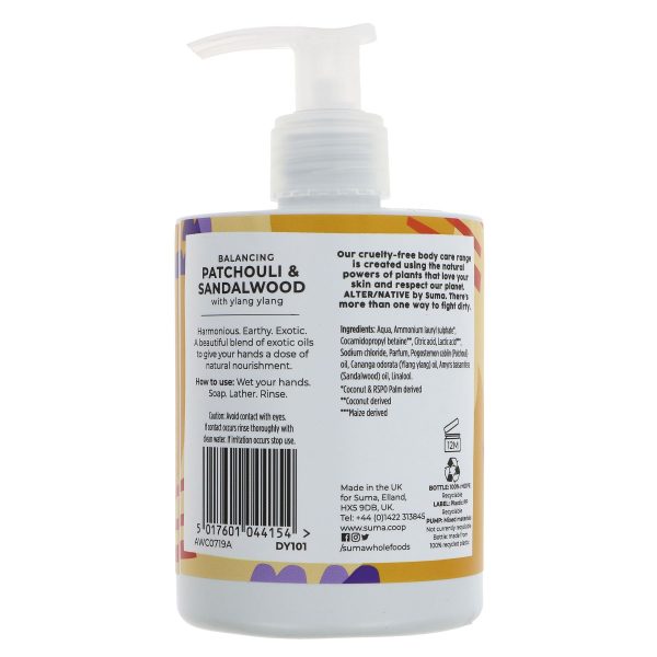 Alter Native | Hand Wash - Patchouli - Balancing with ylang ylang | 300ml Discount