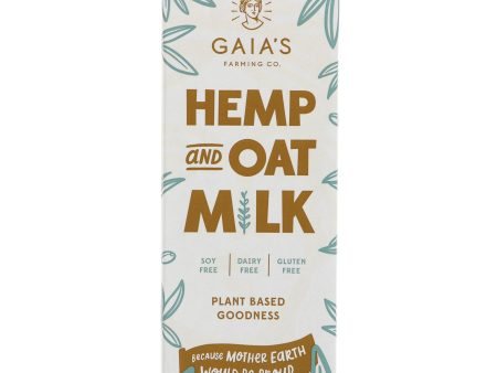 Gaia s Farming Co | Hemp & Oat Barista M*lk | 1l For Sale