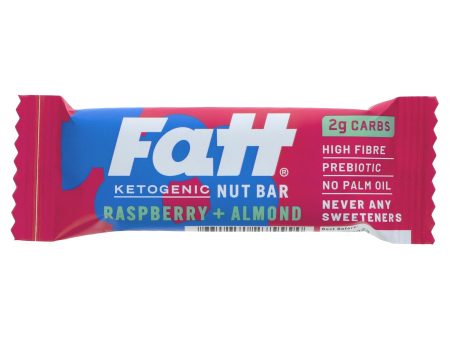 Fatt Bar | Fatt Raspberry + Almond Bar | 30g Online Hot Sale