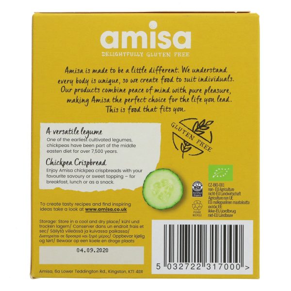 Amisa | Chickpea Crispbread | 100g Discount