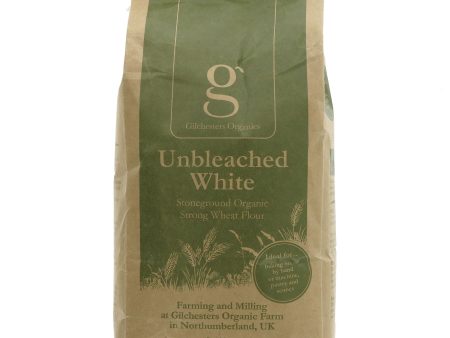 Gilchesters Organics | Strong White Wheat Flour - unbleached stoneground organic | 1.5kg Online Sale