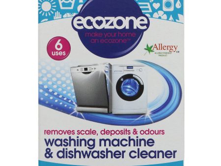 Ecozone | Machine Cleaner - 6 Tablets - Washing Machine & Dishwasher | 120g Supply