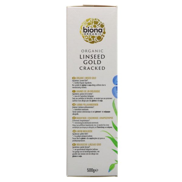 Biona | Cracked Linseed Gold Organic - Omega 3 Extra | 500g Cheap