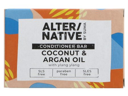 Alter Native | Hair Conditioner Bar - Coconut - With argan & ylang ylang | 90g Online Hot Sale