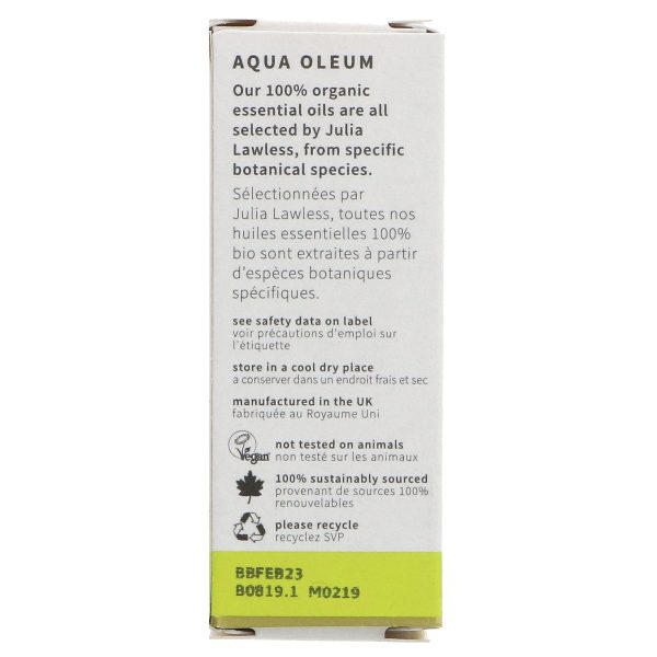 Aqua Oleum | Organic Eucalyptus - Eucalyptus Globulus - S.Africa | 10ml Online Sale